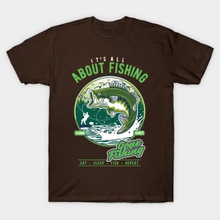 all i think about is fishing T-Shirt